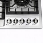 Gas Hob 5-Burner Stainless Steel P1950STX-2 (3)