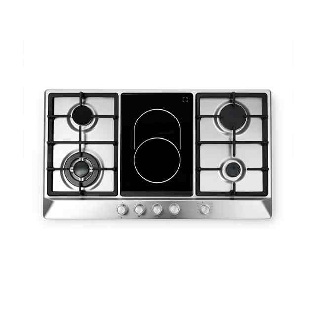 Gas Stove 4 burner with hot plate (H. 9415, S,5 TWIN)